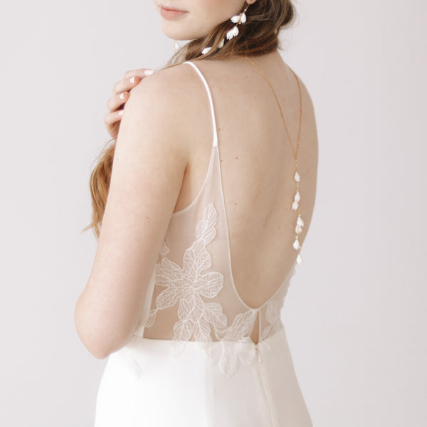 Toast Lariat - Bridal Necklaces by Sarah Walsh Bridal Jewellery Ottawa Canada