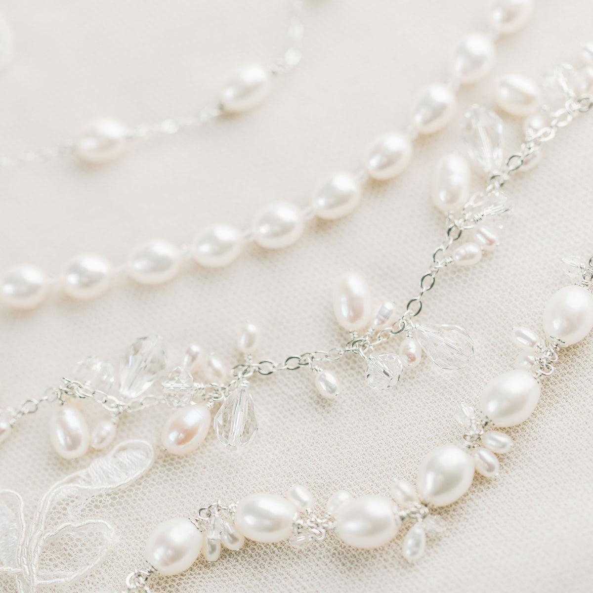 Pearl Wedding Bracelets by Sarah Walsh Bridal Jewellery — Sarah Walsh ...