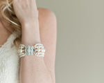 Bridal Cuff Bracelet - Sarah Walsh Bridal Jewellery - 1